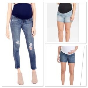 (Size 4 Bundle)SHORTS+ JEAN Isabel Maternity by Ingrid & Isabel Bundle